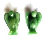 Aventurin grün Engel | Schutzengel Höhe ca. 40 mm stehende Figur – Bild 2